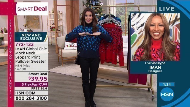 'HSN | IMAN Global Chic Fashions 12.12.2021 - 02 PM'