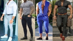 'Unique & Best Bodybuilder Outfits Ideas | Men\'s Bodybuilder Fashionable Dress | Men\'s Fashion | ZHF'