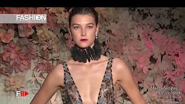 'STEVEN KHALIL MBFW AUSTRALIA RESORT 2018 - Fashion Channel'