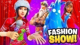 'the *CHRISTMAS THEMED* Fortnite Fashion Show...(5/10)'