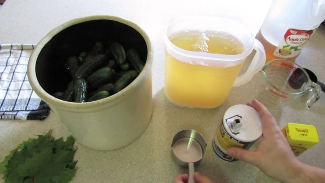 'Old Fashion Mustard Pickle Recipe'