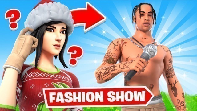 'I hosted a *TRAVIS SCOTT* Themed Fortnite fashion show...(COOL)'