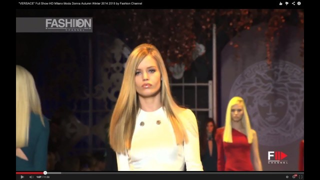 '\"VERSACE\" Full Show HD Milano Moda Donna Autumn Winter 2014 2015 by Fashion Channel'