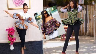 '2021 #African Fashion And Styles: Best Ankara Peplum Tops For Classy Ladies #Africa  #Ankarastyles'