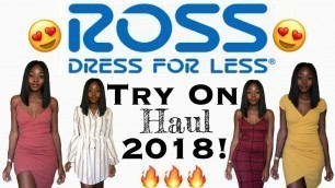 'ROSS TRY ON HAUL 2018 | DATE NIGHT, WORK, & CLUB OUTFITS'