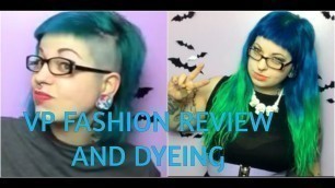 'Mermaid Hair Tutorial | VP Fashion Review & Dyeing | Emily Boo'