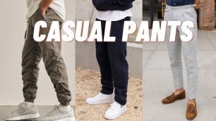 '5 Best Pant Alternatives To Jeans | Best Casual Mens Pants'