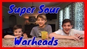 'Super Sour Candy Taste Test Challenge - The Benefield Bunch'