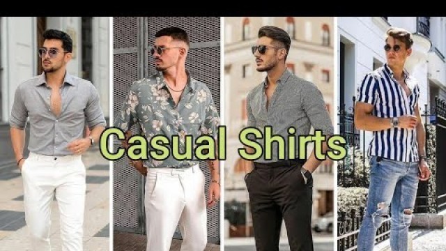 '15 casual shirts  Outfit Ideas for Men 2022 | casual shirts 2022 |  Men fashion 2022'