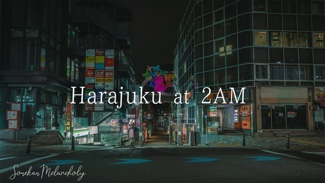 'Late Night Walk in Tokyo Harajuku | Fashion Capital at 2AM'