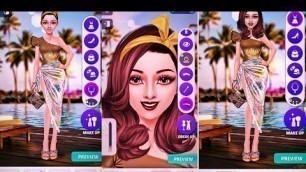 'Summer Vibe Beach | Dress Up and Makeup Game - Fashion Show Style Dress Up & Makeover Games'