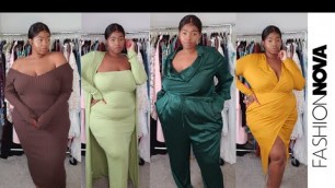 'No Shapewear Fashion Nova Curve/Plus Size Try On Haul | Special Occasions, Casual Date, Glam Outfits'