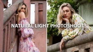 'Natural Light FASHION PHOTOGRAPHY Tips - Behind The Scenes | Canon 5d4 + 24-70 f2.8'