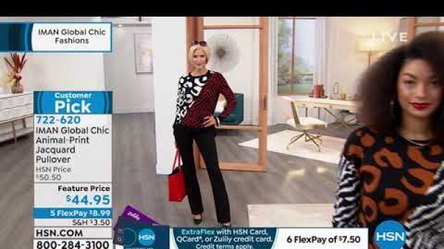 'HSN | IMAN Global Chic Fashions 08.24.2021 - 03 PM'