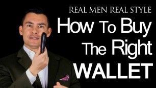 'Mens Wallets - How To Buy The Right Wallet - Billfolds - Money Clips - Travel Bill Folds'