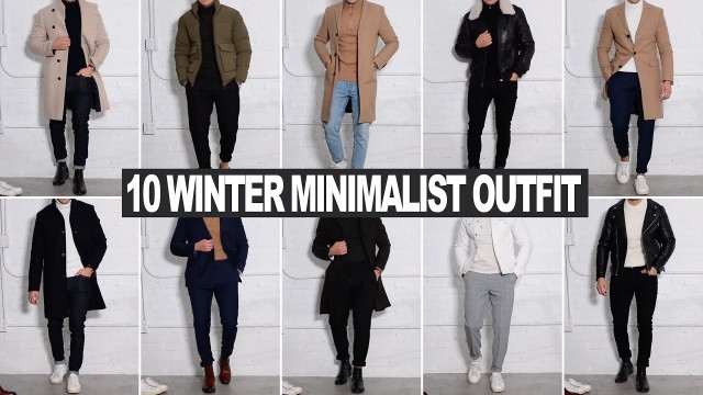 'Winter Minimalist Outfit Ideas For Men | Men\'s Fashion & Style | Ayoub Hamomi'