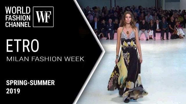 'Etro spring-summer 2019| Milan fashion week'