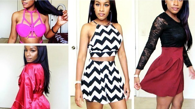 '2015 Haul & Try-On│Adore Me, Choies, Lovely Wholesale, & More'