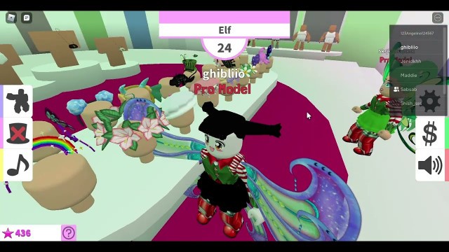 'Roblox: Fashion Famous (mobile) \"ELF\" category'