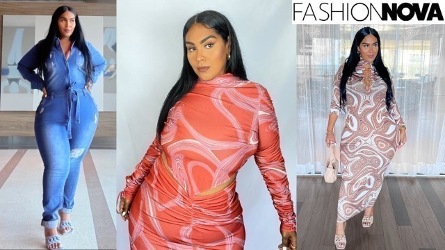 'FASHION NOVA CURVE TRY ON HAUL - FALL INSPIRED PLUS SIZE - ROPA DE MODA PARA TALLAS GRANDES'