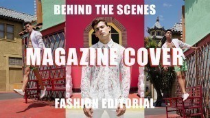 'Behind the scenes: Fashion Editorial Magazine Cover'