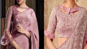 'Latest High Neck Saree Blouse Designs ||Latest trendy blouse design||❣️LOVE FASHION QUEEN||❣️'