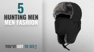 'Top 10 Hunting Men [Men Fashion Winter 2018 ]: Mysuntown Unisex Winter Trooper Hat Hunting Hat'