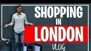 'Come Shopping With me | London Mens Fashion Shopping Trip | VLOG'