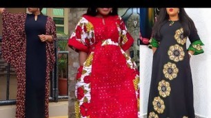 'African Fashion : Ankara Maxi Dress Styles || Simple Ankara Long Gown Pattern Design for Ladies 2020'