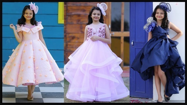 'Latest Designer Party wear Dresses Gown Frock Designs for Kids Girls गाउन फैंसी फ्रॉक डिजाइन | FSHC'