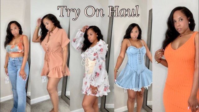 'HUGE FASHION NOVA TRY ON HAUL| SPRING + SUMMER 2022 TRY ON HAUL | SLIM THICK TRY ON HAUL'