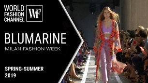 'Blumarine ss 2019 | Milan fashion week'