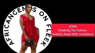 '4K View | JENNI- Gorgeous Curvy Plus Size model Confidently Breaking The Fashion Industry Rules'