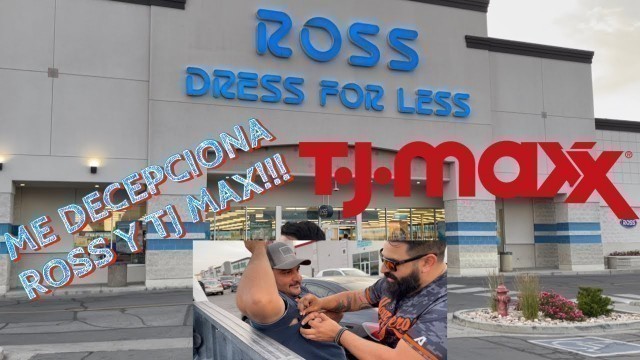 'COMPRANDO OUTFITS BARATOS EN ROSS , TJ MAX || VLOG #1 ROPA || BARBAS GARAGE'