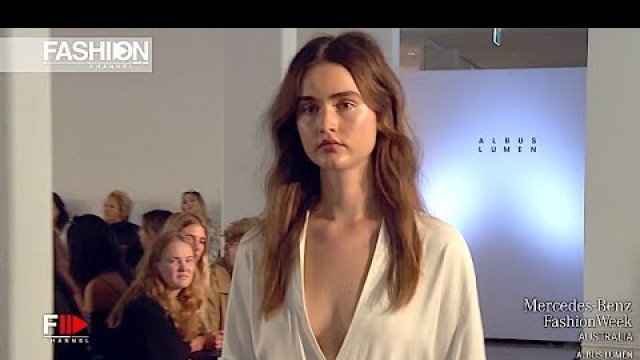 'ALBUS LUMEN MBFW AUSTRALIA RESORT 2018 - Fashion Channel'