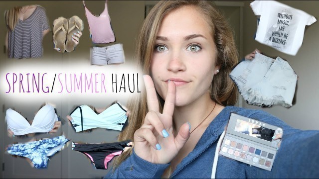 'SPRING/SUMMER HAUL 2015! (Victoria\'s Secret, Brandy Melville, Hollister, etc)'