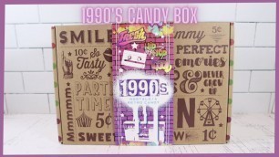 'Unboxing Vintage 1990\'s Candy CO. Retro Candy Gift Box'