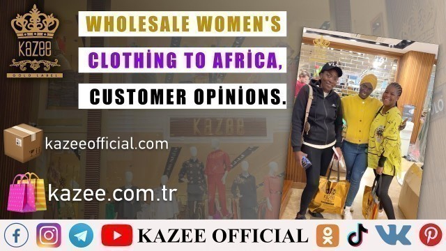 'Wholesale women\'s clothing to Africa, customer opinions.'