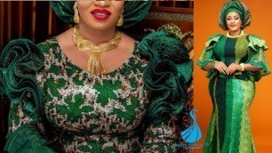 'African Fashion Lace Styles for Women || Classy Asoebi Ankara/Lace Styles || Owambe Ankara Styles'