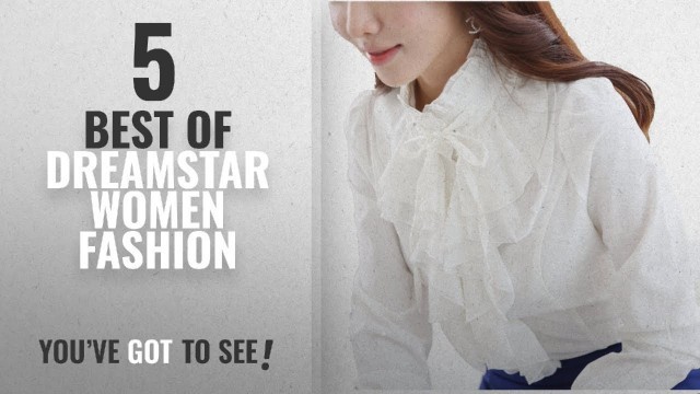 'Dreamstar Women Fashion [2018 Best Sellers]: StarDream High Neck Blouse Women Vintage Victorian'