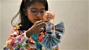 'Fashion designer occupation role play dolls dress design by Prasiddhi for kids'