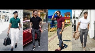 'New Mens T-Shirt & Pant Formal Style 2021 | How Do Style With Formal T-Shirt & Pant | PBL'