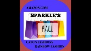 'RAINBOW,CATO\'S & AMAZON.COM HAUL 2017'