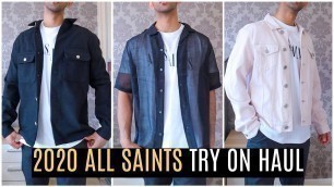 '2020 All Saints Haul | Try On Haul | Mens Fashion'