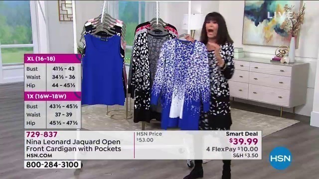 'HSN | Nina Leonard Fashions 02.17.2021 - 12 PM'