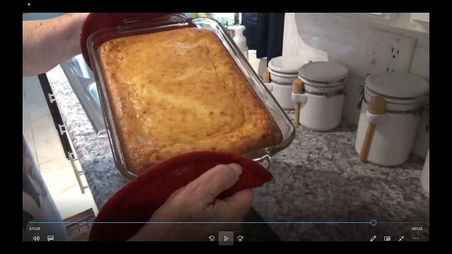 'Old Fashion Corn Pudding Recipe'