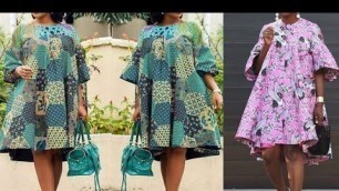 'Ankara Print Short Dress Styles For Classy Ladies || African Fashion Ankara Styles || World Beauty'