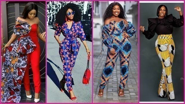 'African Jumpsuit 2021 - Latest Stunning Ankara Jumpsuit Styles In 2021 For Elegant Ladies'