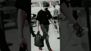 'Jungkook airport fashion | #jungkook #jjk #jungkookairport #kookie'