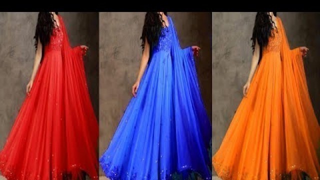 'Party Wear Fancy Long Salwar Suit Designs With Dupatta| Fashion Style Corner'